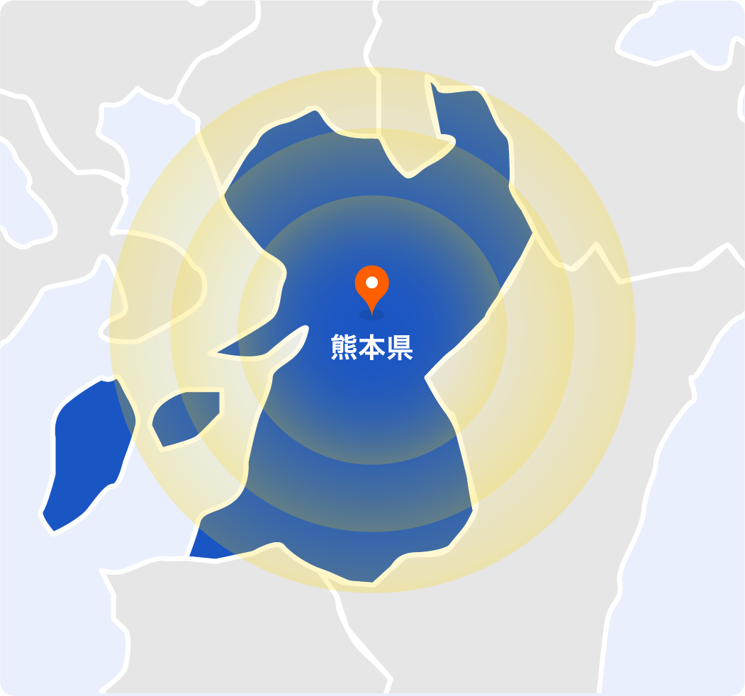 熊本県のエリア