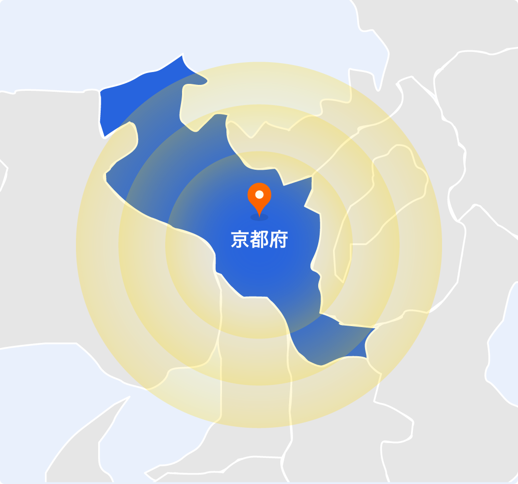 京都府のエリア